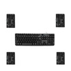HYUNDAI HY-MA71KA7MA75NK3000K275 wired mouse&keyboard set desktop dedicated keyboard PS2 round mouth mouse USB square mouth black five suit
