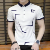 Mens Polo Business Casual Fashion Shirt Slim tshirt Classic Shirts Slim High Quality Top Tee