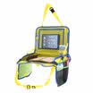 Bandeja de viaje para niños con soporte IPad Soporte de almacenamiento de malla Escritorio para asiento de carro amarillo