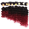 8-14inch 8pcspack deep wave human hair ombre brown T1B30 hair bundle one pack full head