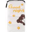 Kinbor creative pencil bag female large capacity stationery bag student school supplies good night - little penguin DTB6271