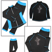 Figure skating training suit suit waterproof fabric high elastic skating training pants training jacket skating clothing jacket