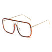 Unisex Oversized Square Glasses Sunglasses