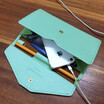 New Long Style Korean Lady Purse Korean Envelope Multifunction Passport Bag with Large Screen Mobile Phone Bag