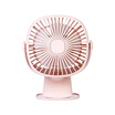 TOMNEW 3 in 1 USB Table Clip Fan 2000mAh Operated 3 Speed 360 Degree Adjustable Cooling Fan Table Lamp with LED Night Light Home