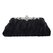Fawziya Satin Pleated Clutch Purses For Women Evening Clutches For Wedding And Party