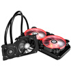 ID-COOLING Frostflow 240VGA graphics card with integrated water-cooled radiator porous position 240 row red black version