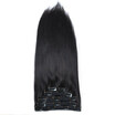 BHF Hair Clip In Hair Remy Unprocessed Indian Virgin 100 Human Straight Hair Extension 6PieceLot 70G 1B 2
