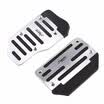 Plata MT 3 unids 2 unids Auto Automático Vehículo Auto Pedal antideslizante Pedal Pedal Cubierta Pad Aleación de aluminio