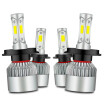 2pcs car led headlights highlight white light 8000LM bulb H7H1H4H11led headlights