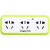 Lengon a turn three socket converter power outlet 3 home portable wall plug new national standard security door wireless plug panel XD-Q403