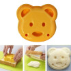 4 Unids  Lote De Dibujos Animados Sándwich Cortador De Moldes Toast Maker Pan Magdalena Fondant Herramientas De Decoración De Pasteles Galletas En Rel