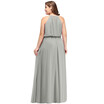 Evening Long Prom Dress Formal Party Bridesmaid Gown Chiffon A-line Dresses Plus Size