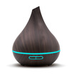 TOMNEW 400ML Aircare Humidifiers Ultrasonic Timing Aroma Diffuser Aromatherapy Essential Oil Diffuser Wood Grain for Home Yoga