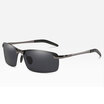 Metal Polarized Sunglasses Men Driving Sports Rimless Metal Polarized bicycle Sunglasses Male Cycling Goggle