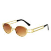 Retro Small Round Sunglasses Men Male Vintage Steampunk Sunglass Women Hip Hop Gold Glasses Luxury Brand Eyewear UV400