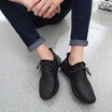 Brand mens shoes 2018 Spring And Autumn Lovers Shoes Breathable Cloth Weaving Flat Shoes Slip Coconut Casual Shoes 39--44