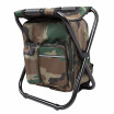 Folding Chair Portable Fishing Stool with Ice Pack Insulation Bag Folding design with double shoulder straps double PVC