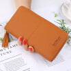 2018 New Style Simple Casual Lady Wallet Purse Two Fold Long Zipper Horizontal Handbag