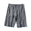 Damaizhang Brand High Quality Men Summer Classic Plaid Cooton Short Pants Casual Elastic Waist Loose Shorts