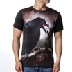Men&39s Fashion Casual O-Neck Short Sleeve Bird Print Sports T-Shirts