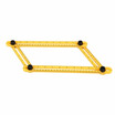 Multifunctional Four Folding ABS Ruler Portable Measuring Tool