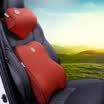 KING ETING car lumbar headrest space memory cotton back cushion car lumbar pillow neck pillow set four seasons two-piece brown
