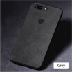 Genuine Leather Phone Case For Oneplus 5 5T Suede Leather Back Cover