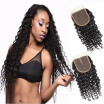 WYF Virgin Curly Hair 4 Bundles with Closure 100 Unprocessed Human Virgin Hair