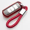 Di Galen all-inclusive Mazda key bag Atz Enclave CX-5 cx-4 key shell set modified female key chain electric light red red hand-woven key rope