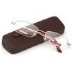 Sunset red reading glasses men PC wings plus hard lenses AX3103 100 degrees
