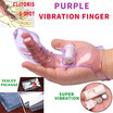 Finger Sleeve Vibrator Female Masturbator G Spot Massage Clit Stimulate Sex Toys For Women Lesbian Orgasm Adult Products