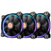 Tt Thermaltake Riing 14cm RGB Manual Kit Chassis Fan 256 colors three fans hydraulic bearings enhanced damping system mute technology