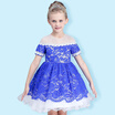 2018 Princess Flower Girl Dress for Wedding Handmade Flowers Girls Pagenat Dress Prom Gown Rose print kids clothes