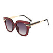 SHAUNA Mixed Colors Metal Legs Women Sunglasses Retro Men Gradient Sun Glasses UV400