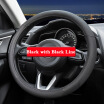 For Mazda 2th CX-5 2017-2018 Car Steering Wheel Covers Leather braid on the steering-wheel Interior accessories