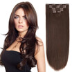 BHF Hair 8A Grade Peruvian Hair Clip In Hair Extensions Silky Straight Human Hair Weave 7PieceLot 120G 1B 2