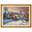 Decdeal DIY hecha a mano de costura cruzada de aguja Set 58 44cm bordado Kit 14CT Impreso Cross-Stitching Decoración para el hog