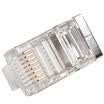 Sanba SANBAO ultra-five high-quality network shielded crystal head 30 bag JACK gold-plated shrapnel high-quality shielding materials contact transmission performance