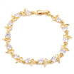 Aiyaya New Arrive MulticolorWhite Ladys Yelllow Gold Plated Women Jewelry Bangles&Bracelets