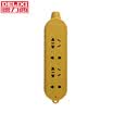 Delixi DELIXI CD98C-A2X2Z engineering socket wireless explosion-proof pressure drop not bad plug strip board self-wiring semi-finished assembly tow board