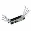 PENGGONG 8 UNIDS Destornillador Hexagonal Plegable Llave de Tornillo Llave Destornillador Hexagonal de Varios Tamaños para Herramienta de Reparación de Aparatos de Bicicleta