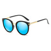 SHAUNA forever classic Polarized Women Round Sunglasses Vintage Women Mirror Coating Reflective Lens Glasses UV400