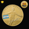 Messis football coin Barcelona football World Cup super star messi coins football star collection