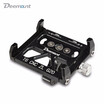 Deemount Universal Aluminum Alloy Motorcycle Bicycle Phone Mount Holder CNC-machined aluminum alloy screw fixation firm