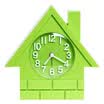 Pearl Star PEARL Alarm Clock Creative Student Clock Childrens Bedroom Bedside Tables Fashion Small House Living Room Silent Watch Toys Alarm FP1100 Green