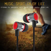 In-ear Piston Binaural Stereo Earphone Headset with Earbud