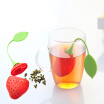 3pcslot Silicone Strawberry Design tea infuser Filter Loose Tea Leaf Strainer tea bag drinking Tools kitchen accessories