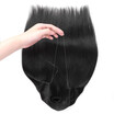 BHF hair double drawn thick ends hair halo couture human hair extensions flip in hair