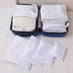 Baotou Park bicoy travel bag bag underwear storage bag finishing bag 8 sets simple 3 portable 4 shoes 1 pure white